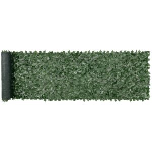 Ivy Privacy Fence, 39 x 158in Artificial Green Wall Screen, Greenery Ivy Fence with Mesh Cloth Backing and Strengthened Joint, Faux Hedges Vine Leaf Decoration for Outdoor Garden, Yard, Balcony