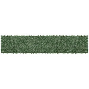 Ivy Privacy Fence, 39 x 198in Artificial Green Wall Screen, Greenery Ivy Fence with Mesh Cloth Backing and Strengthened Joint, Faux Hedges Vine Leaf Decoration for Outdoor Garden, Yard, Balcony