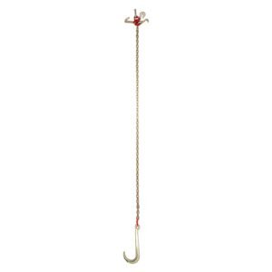 j hook chain 516 x 6 g80 15 long shank j hook tow chain with rtj cluster hook grab hook 5400 lbs safe working load heavy duty transport truck chain for wrecker recovery trailer towing 3.jpg