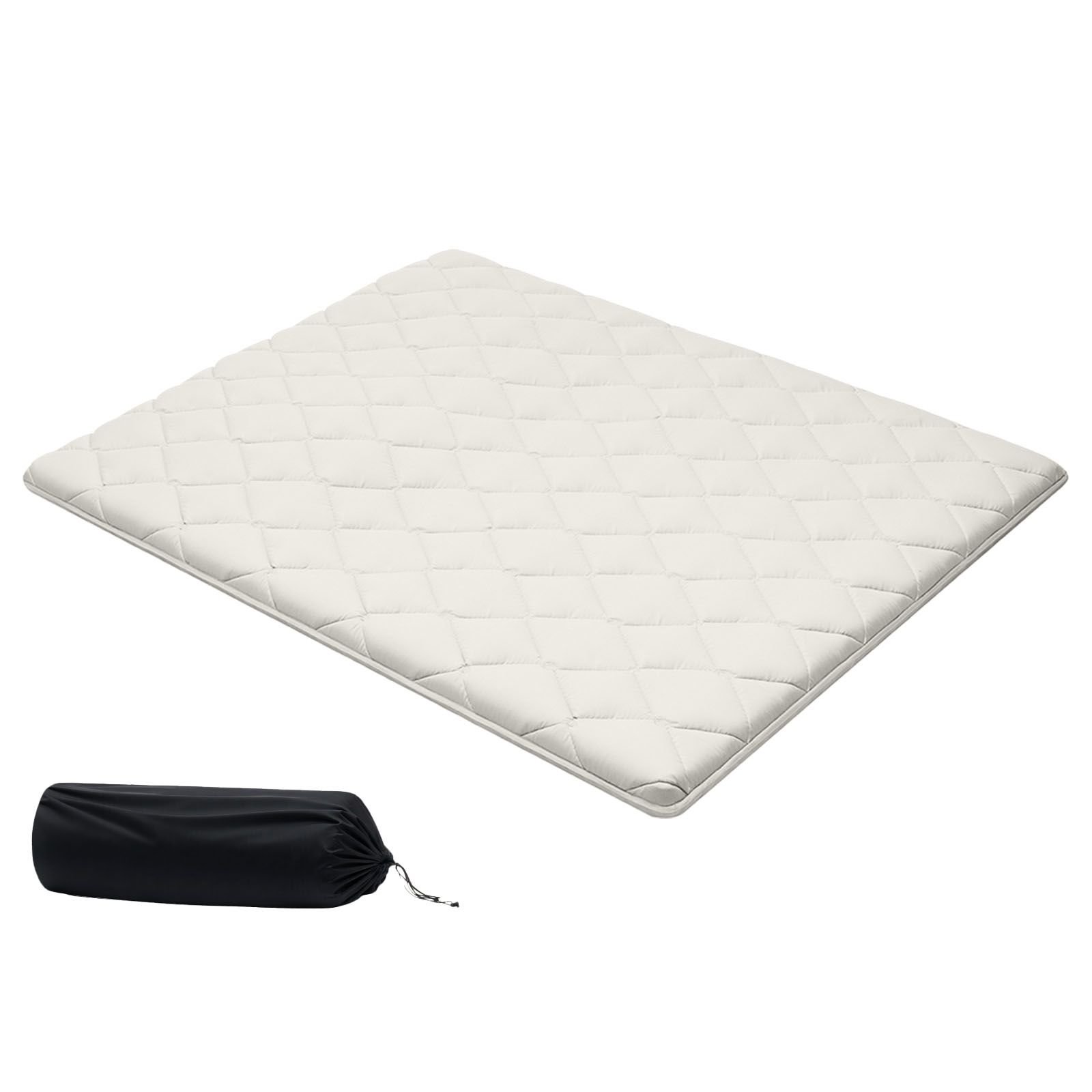 japanese tatami mat queen size foldable japanese tatami mattress futon mattress with storage bag fastener 9 layer floor mat for dormitory meditation yoga 80 x 60 x 25 in white.jpg