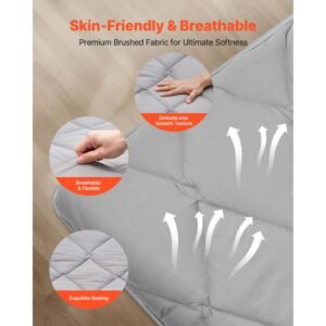 japanese tatami mat queen size foldable japanese tatami mattress futon mattress with storage bag fastener 9 layer floor mat for sleeping dormitory meditation yoga 80 x 60 x 25 in gray 3.jpg