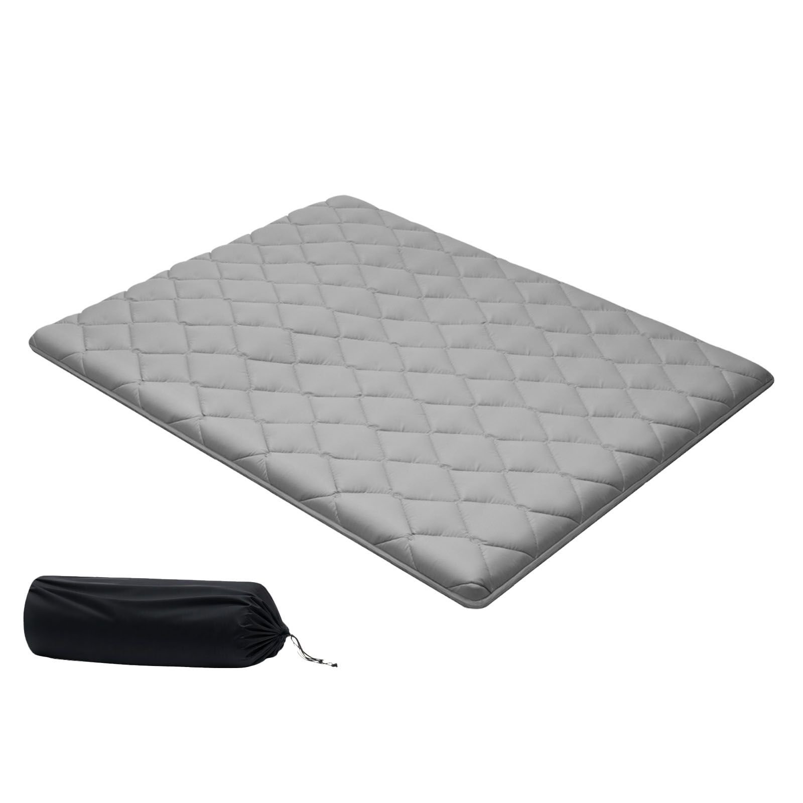 japanese tatami mat queen size foldable japanese tatami mattress futon mattress with storage bag fastener 9 layer floor mat for sleeping dormitory meditation yoga 80 x 60 x 35 in gray.jpg