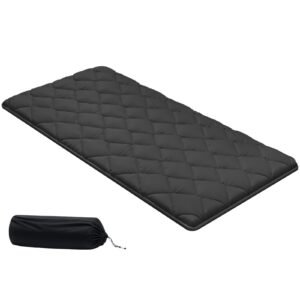 japanese tatami mat twin size foldable japanese tatami mattress futon mattress with storage bag fastener 9 layer floor mat for sleeping dormitory meditation yoga 80 x 39 x 35 in black.jpg