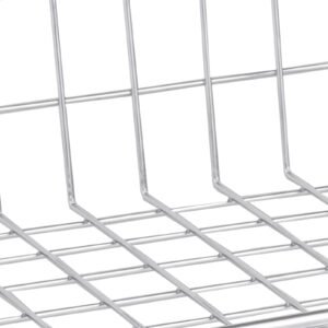 kitchen utility cart 3 tiers wire rolling cart with 470lbs capacity steel service cart on wheels metal storage trolley with 76mm basket curved handle pp liner 6 hooks for indoor and outdoor 2.jpg