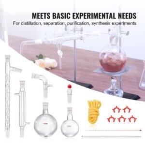 lab distillation kit 33 boro lab glassware distillation kit with 24 40 joint 1000ml essential oil distillation apparatus kit 14 pcs set of glassware equipment 1.jpg