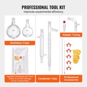 lab distillation kit 33 boro lab glassware distillation kit with 24 40 joint 1000ml essential oil distillation apparatus kit 14 pcs set of glassware equipment 4.jpg