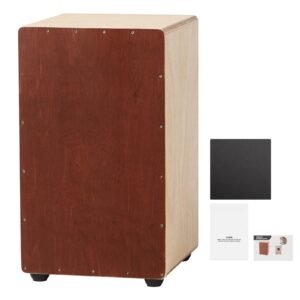 Large Cajon Box Drum Wooden Birchwood Percussion Instrument with Snare Wires