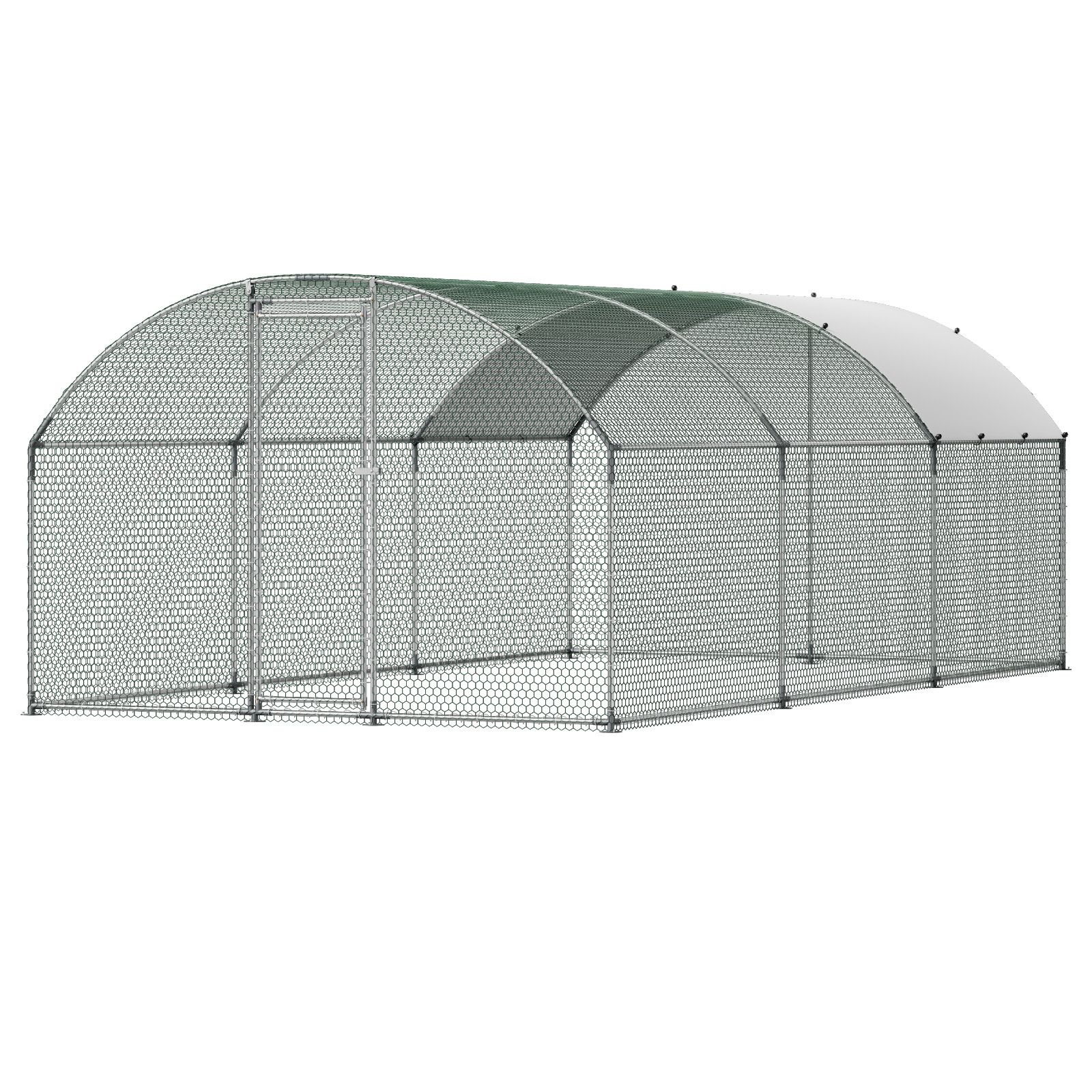 large metal chicken coop 98 x 197 x 66 ft walk in chicken runs with waterproof cover dome roof hen house enclosure with lock outdoor duck rabbit cage poultry pen for backyard farm yard.jpg