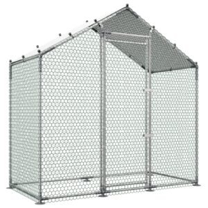 large metal chicken coop66 x 33 x 66 ft walk in chicken run house with waterproof cover sturdy frame spire roof poultry cage duck pen for rabbit hen goose outdoor backyard farm use.jpg