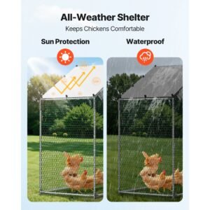 large metal chicken coop66 x 33 x 66 ft walk in chicken run house with waterproof cover sturdy frame spire roof poultry cage duck pen for rabbit hen goose outdoor backyard farm use 4.jpg