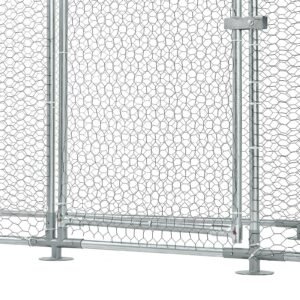 large metal chicken coop98 x 33 x 66 ft walk in chicken run house with waterproof cover sturdy frame spire roof poultry cage duck pen for rabbit hen goose outdoor backyard farm use.jpg