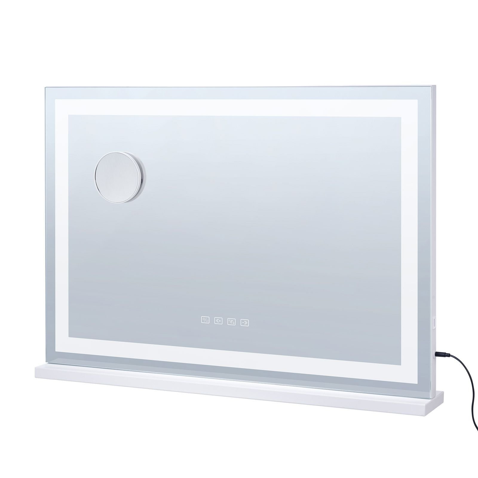 large vanity mirror with lights and bluetooth speaker three color lighting modes lighted makeup led mirror5x magnificationusbsmart touch controldesktop wall mount 315x217in white.jpg