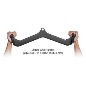 lat pulldown attachment cable machine rowing v bar attachment tricep pull down bar back strength training rubber coated handle grip bicep curl tricep lat pulldown bar for home gym fitness 28.jpg