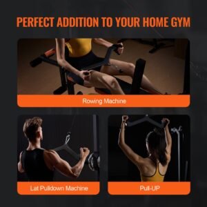 lat pulldown attachment cable machine rowing v bar attachment tricep pull down bar back strength training rubber coated handle grip bicep curl tricep lat pulldown bar for home gym fitness 29.jpg