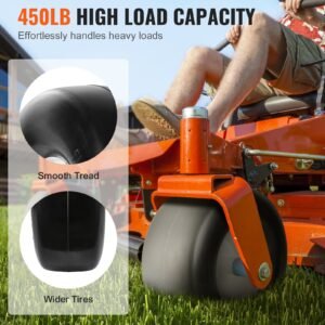 lawn mower tires with rim 13x5 6 tubeless tractor tires 2 pack tire and wheel assembly flat free pu tires 325 59 centered hub 34 bushing size 20 pcs adapter for lawn mowers tractors 1.jpg