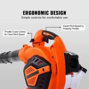 leaf blower 26cc 2 cycle handheld leaf blower with a fuel tank 2 in 1 blower 425cfm air volume 156mph speed ideal for lawn care leaf cleaning and snow removal 3.jpg
