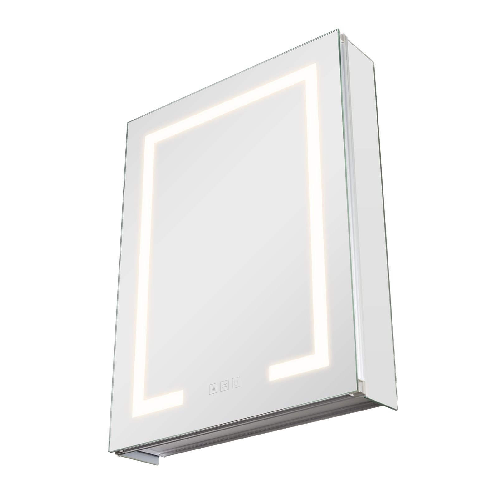 lighted medicine cabinet with mirror 20 x 26 in recessed or wall mount 3 color dimmable led bathroom medicine cabinet with double side mirror adjustable shelves memory anti fog function.jpg