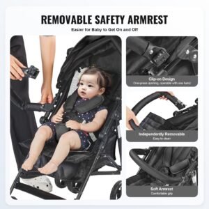 lightweight stroller compact easy fold multiposition recline canopy backrest carbon steel frame large storage basketcup holder umbrella toddler baby stroller for travel and more black 2.jpg