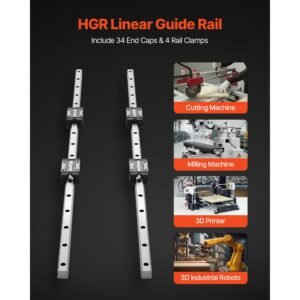 linear rail guide kit hgr20 2pcs 1000 mm 394 inch linear motion rails and 4pcs bearing slide blocks anti rust and high precision kit for diy cnc routers lathes mills 3d printers 1.jpg