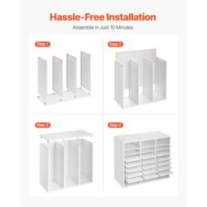 literature organizer 24 compartments office mailbox with adjustable shelves wooden mailbox sorter medium density fiberboard office home classroom storage for files documents papers white 5.jpg