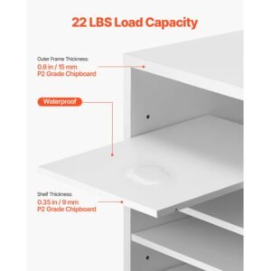 literature organizer 36 compartments office mailbox with adjustable shelves wooden mailbox sorter medium density fiberboard office home classroom storage for files documents papers white 2.jpg