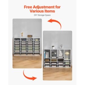 literature organizer 36 compartments office mailbox with adjustable shelves wooden mailbox sorter medium density fiberboard office home classroom storage for files documents papers white 4.jpg