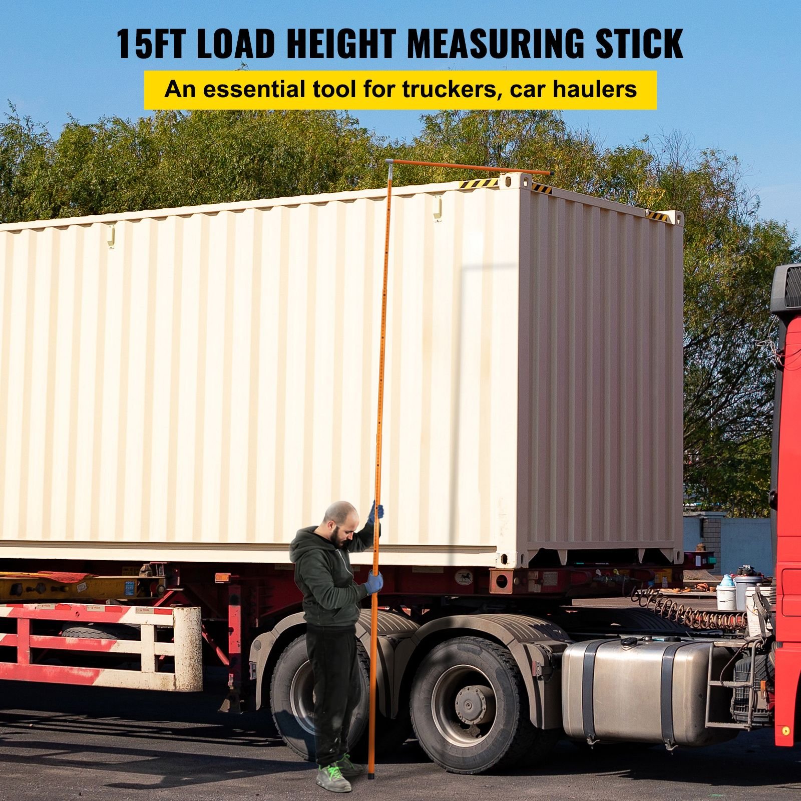 load height measuring stick 15 sturdy fiberglass truck height stick with adjustable pole non conductive truck height measuring stick with carrying bag height stick for trucks car haulers.jpg