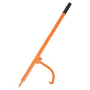 log peavey 465 in metal handle log lifter heavy duty log roller with max 19 in opening rust resistant log jack cant hook felling log roller tool for rolling raising turning logs.jpg