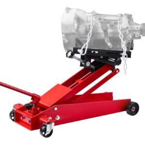 Low Profile Floor Jack, 1000 lbs / 0.45 Ton Lifting Capacity Telescoping Transmission Floor Jack, 6.3-25.2 in Lifting Height, 360° Swivel Front wheels, Heavy-Duty Lift Hoist for Garage/Shop