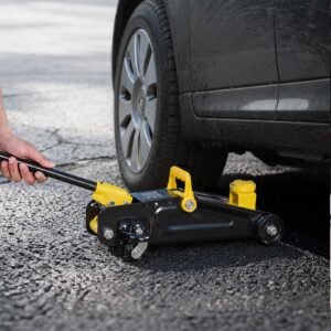 low profile floor jack 15 ton 3300 lbs capacity steel racing floor jack with single piston quick lift pump hydraulic trolley car lift for sports cars sedans lifting range 51 122 inches 1.jpg