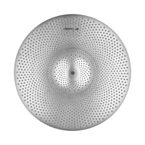 Low Volume Cymbal Pack, 4 Pieces Quiet Cymbals for Drum Set, Alloy Cymbals Drum Set Includes 14-inch Hi-Hats, 16-inch Crash, 18-inch Crash, 20-inch Ride, Drumsticks & Cymbal Bag, Bright Copper