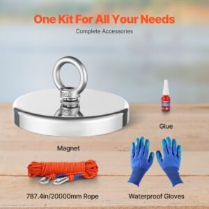 magnet fishing kit 1300 lbs590 kg single sided pulling force strong magnet fishing kit rare earth neodymium magnetic fishing kit includes grappling hook heavy duty rope gloves and eyebolt 2.jpg
