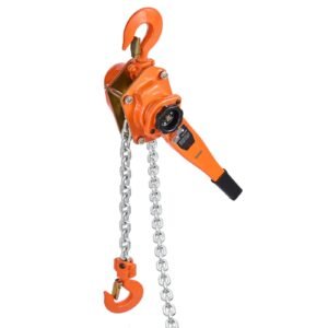 manual lever chain hoist 3t 6600lbs capacity heavy duty come along 20ft lift g80 alloy steel chain with dual pawl mechanical brake360rotating hooks for warehouse construction garage 5.jpg