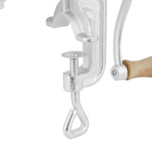 manual meat grinder heavy duty cast iron hand meat grinder with steel table clamp meat mincer sausage maker with 1 cutting blade 2 cutting plates 3 sausage tubes for beef pepper mushroom 2.jpg