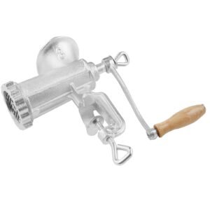 manual meat grinder heavy duty cast iron hand meat grinder with steel table clamp meat mincer sausage maker with 1 cutting blade 2 cutting plates 3 sausage tubes for beef pepper mushroom 3.jpg