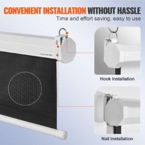manual projector screen 100 inch 169 4k 1080 hd retractable pull down projector screen auto locking portable movie screen for family home office theater 4.jpg