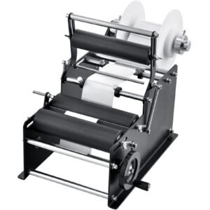 manual round labeling machine 15 20pcsmin bottle label applicator for round bottles adjustable manual round bottle labeler suitable for bottle diameter 078 472 inches with pressing bar 5.jpg