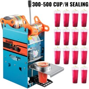 manual tea cup sealer machine 300 500 cuph manual boba tea sealer machine blue boba tea sealing machine 9095mm cup diameter cup sealing machine with heating technology for bubble milk tea 2.jpg