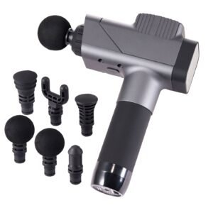 Massage Gun Deep Tissue, Percussion Muscle Massager for Athletes - with 8 Speed Levels & 6 Massage Heads, 16V 2500mAh Batteries, Handheld Massage Gun for Pain Relief, Muscle Relaxation
