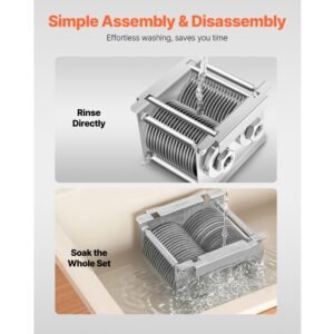 meat cutter machine blade, 5 mm blade for commercial meat cutter, one set blade for sjy dq90 meat cutting machine, stainless steel, cutter slicer blade set for boneless meat, soft vegetables