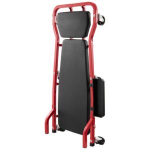 Mechanic Garage Creeper, 44-Inch, 300 lbs Capacity Automotive Rolling Creeper with 6 Casters Adjustable Cushioned Headrest Tool Tray, Heavy Duty Steel Frame for Garages, Repair Shops, and DIY