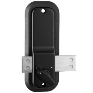 mechanical keyless entry door lock 14 digit keypad outdoor gate door locks set with surface mounted latch water proof zinc alloy keypad and knob easy to install for garden garage yard 3.jpg