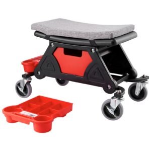mechanics stool 300 lbs capacity rolling mechanic seat with 4 wheels with three slide out tool trays and drawer heavy duty roller creeper seat for home garage diy automotive 4.jpg
