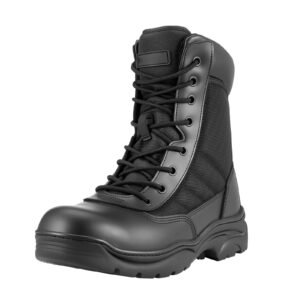 mens military tactical boots 8 inch combat hiking work boots lightweight breathable side zipper mens motorcycle interceptor trooper boot for outdoor security mountaineering us size 10 1.jpg
