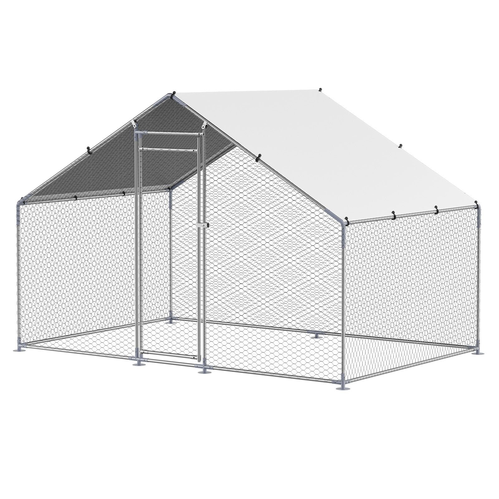 metal chicken coop 98x65x65ft large walk in chicken runs with cover spire roof hen house enclosure with security lock outdoor duck rabbit cage poultry pen for backyard farm yard.jpg