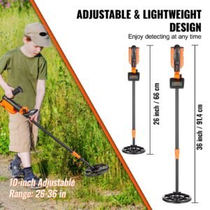 metal detector for kids 6 inch 25 37 adjustable gold detector ip68 waterproof search coil with lcd display advanced dsp chip lightweight for junior youth detecting gold coin treasure 2.jpg