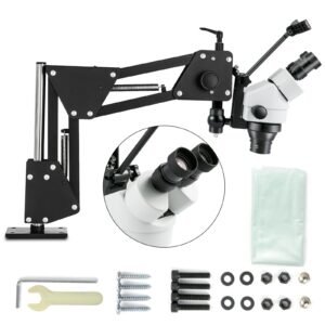 micro inlaid mirror multi directional microscope with spring bracket multi directional micro setting microscope microscope gem diamond setting machine with stand jewelry tools 7x 45x.jpg