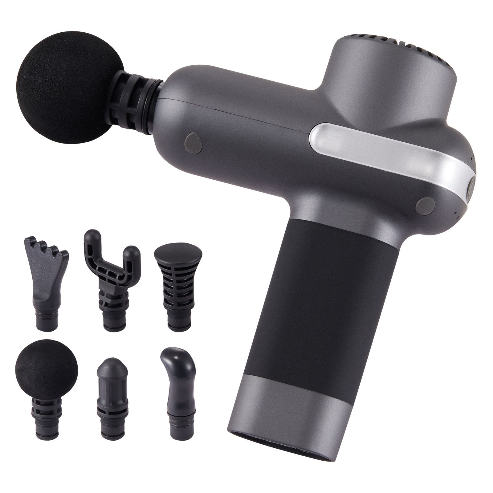 mini massage gun percussion muscle massage gun for athletes with 5 speed levels 6 massage heads 74v 2500mah batteries handheld small massage gun for pain relief muscle relaxation.jpg