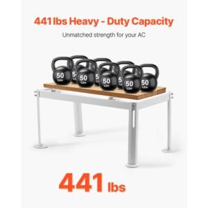 mini split ground stand adjustable anti vibration mini split stand for 9000 24000 btu ductless air conditioner heat pump heavy duty ac base bracket floor mount w 441lbs max load capacity 1.jpg