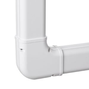 mini split line set cover 3 inch w 158ft l pvc decorative pipe line cover for air conditioner with 4 straight ducts full components easy to install paintable for heat pumps white 4.jpg
